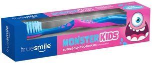 TrueSmile Monster Kids Набір Зубна паста 75 мл + щітка Рожева 5061015253732 фото
