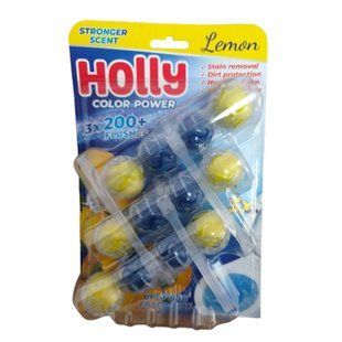 Holly туалетний блок Лимон 3 шт 8606112937221 фото
