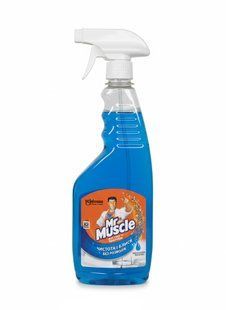 Mr.Muscle рідина для миття скла синя 500 мл 4823002001013 фото